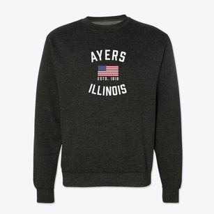 Ayers Illinois Patriot Crewneck Sweatshirt