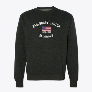 Saulsbury Switch Delaware Patriot Crewneck Sweatshirt