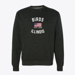 Birds Illinois Patriot Crewneck Sweatshirt