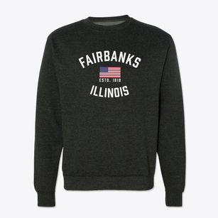 Fairbanks Illinois Patriot Crewneck Sweatshirt