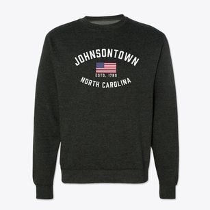 Johnsontown North Carolina Patriot Crewneck Sweatshirt