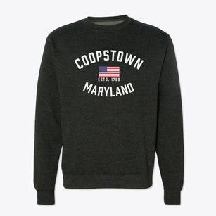 Coopstown Maryland Patriot Crewneck Sweatshirt