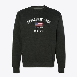 Broadview Park Maine Patriot Crewneck Sweatshirt