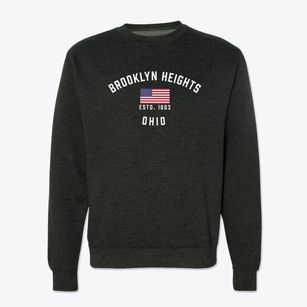 Brooklyn Heights Ohio Patriot Crewneck Sweatshirt