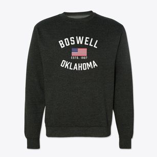 Boswell Oklahoma Patriot Crewneck Sweatshirt