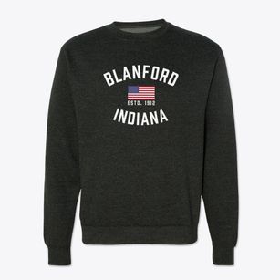 Blanford Indiana Patriot Crewneck Sweatshirt