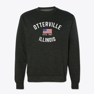 Otterville Illinois Patriot Crewneck Sweatshirt