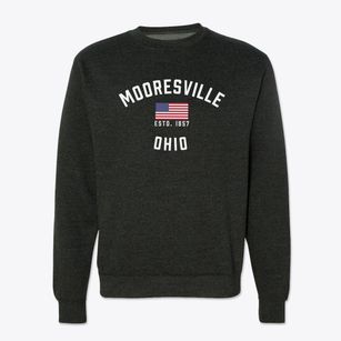 Mooresville Ohio Patriot Crewneck Sweatshirt