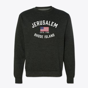 Jerusalem Rhode Island Patriot Crewneck Sweatshirt