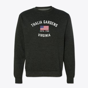 Thalia Gardens Virginia Patriot Crewneck Sweatshirt