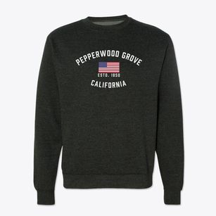 Pepperwood Grove California Patriot Crewneck Sweatshirt