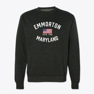Emmorton Maryland Patriot Crewneck Sweatshirt