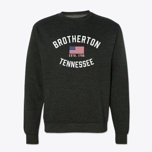 Brotherton Tennessee Patriot Crewneck Sweatshirt