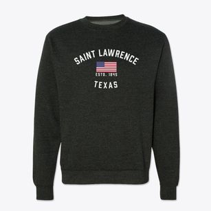 Saint Lawrence Texas Patriot Crewneck Sweatshirt