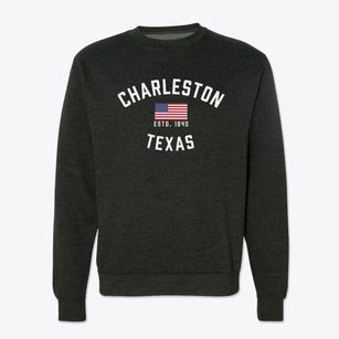 Charleston Texas Patriot Crewneck Sweatshirt