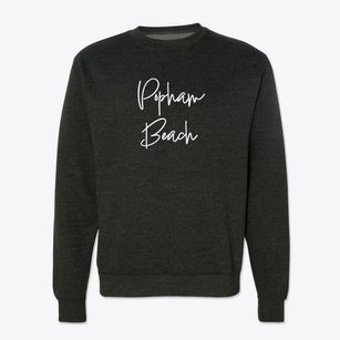 Popham Beach Maine Freestyle Crewneck Sweatshirt