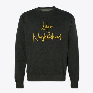 Lake Neighborhood North Carolina Freestyle Crewneck Sweatshirt