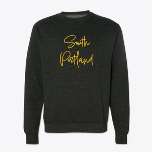 South Portland Maine Freestyle Crewneck Sweatshirt