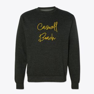 Caswell Beach North Carolina Freestyle Crewneck Sweatshirt