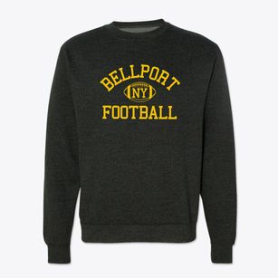 Bellport New York Football Crewneck Sweatshirt