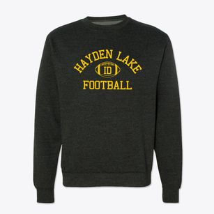 Hayden Lake Idaho Football Crewneck Sweatshirt