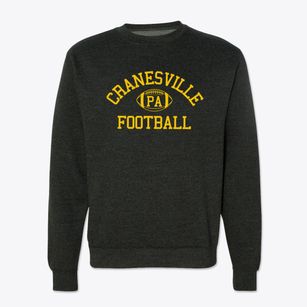 Cranesville Pennsylvania Football Crewneck Sweatshirt