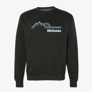 Hillside Colorado Mountain View Crewneck Sweatshirt