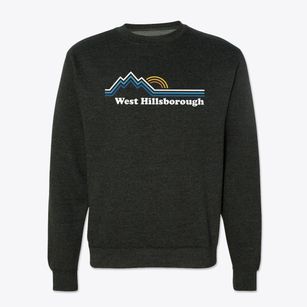 West Hillsborough North Carolina Mountain View Crewneck Sweatshirt