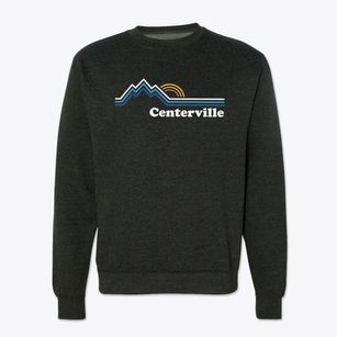 Centerville Vermont Mountain View Crewneck Sweatshirt