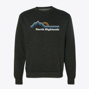 North Highlands California Mountain View Crewneck Sweatshirt