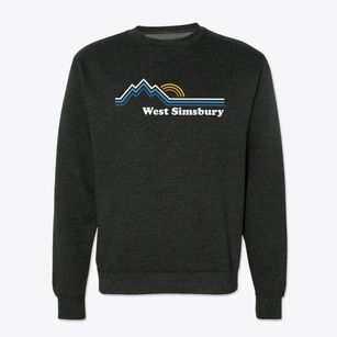 West Simsbury Connecticut Mountain View Crewneck Sweatshirt