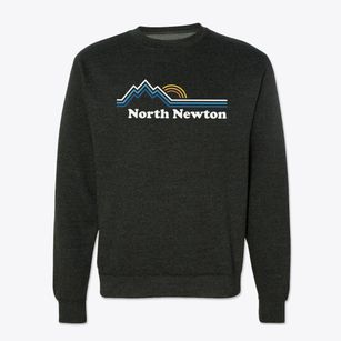 North Newton Kansas Mountain View Crewneck Sweatshirt