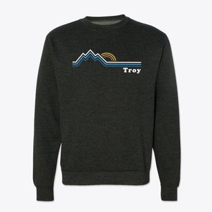 Troy Maine Mountain View Crewneck Sweatshirt