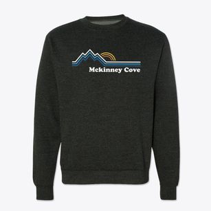 Mckinney Cove North Carolina Mountain View Crewneck Sweatshirt