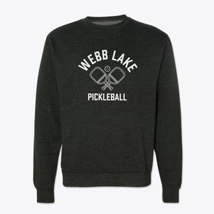 Webb Lake Wisconsin Pickleball Crewneck Sweatshirt