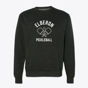 Elberon Iowa Pickleball Crewneck Sweatshirt