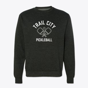 Trail City South Dakota Pickleball Crewneck Sweatshirt