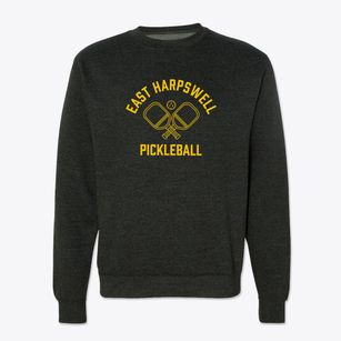 East Harpswell Maine Pickleball Crewneck Sweatshirt