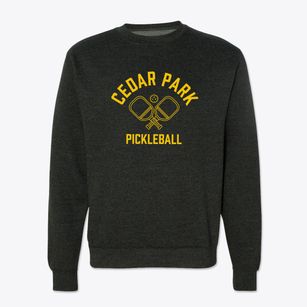 Cedar Park Ohio Pickleball Crewneck Sweatshirt