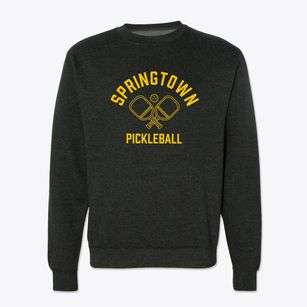 Springtown Texas Pickleball Crewneck Sweatshirt