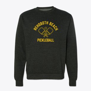 Rehoboth Beach Delaware Pickleball Crewneck Sweatshirt