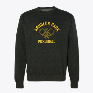 Arnolds Park Iowa Pickleball Crewneck Sweatshirt