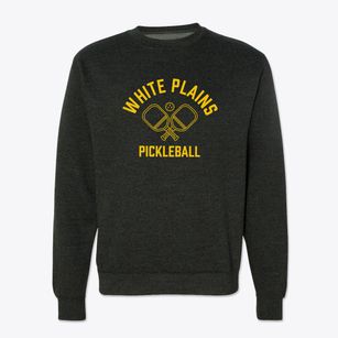 White Plains North Carolina Pickleball Crewneck Sweatshirt