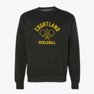 Courtland Wisconsin Pickleball Crewneck Sweatshirt