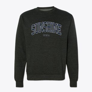 Sunshine Iowa Traditional Crewneck Sweatshirt