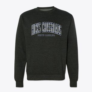 Hicks Crossroads North Carolina Traditional Crewneck Sweatshirt