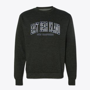 East Bear Island New Hampshire Traditional Crewneck Sweatshirt