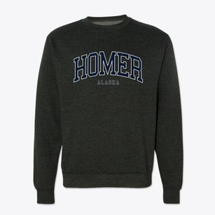 Homer Alaska Traditional Crewneck Sweatshirt