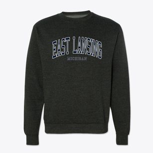 East Lansing Michigan Traditional Crewneck Sweatshirt