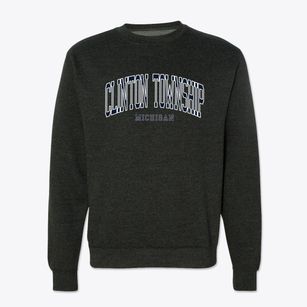 Clinton Township Michigan Traditional Crewneck Sweatshirt
